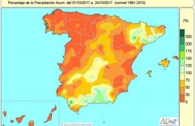 ep las lluvias acumuladas un 57 por debajonivel normal24-10-2017