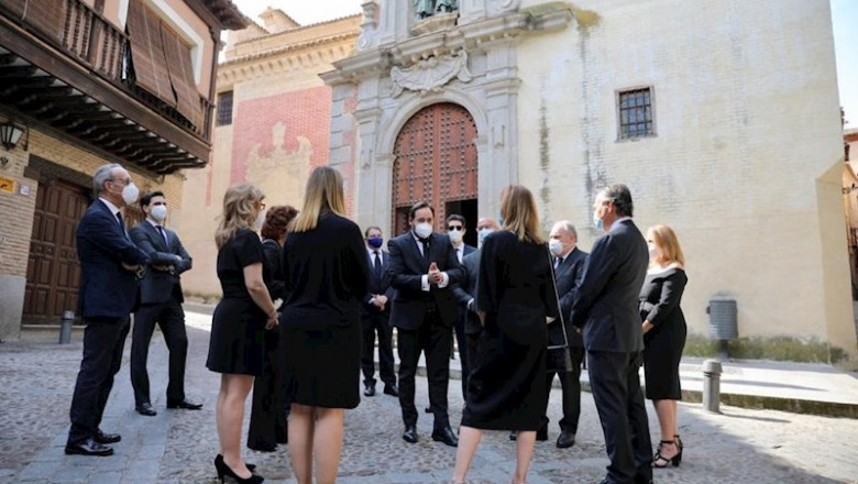 ep presidente del pp paco nunez en el acto del pp en toledo por el dia de castilla-la mancha