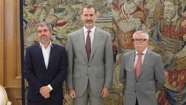 ep rey recibeunai sordo e ignacio fernandez toxo