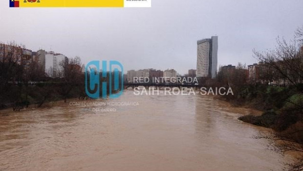ep temporal- chd preve un aumento del caudal del pisuerga de 1000 metros cubicos por segundo en