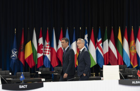 sanchez, pedro sanchez, stoltenberg, jens stoltenberg, otan, nato, otan madrid