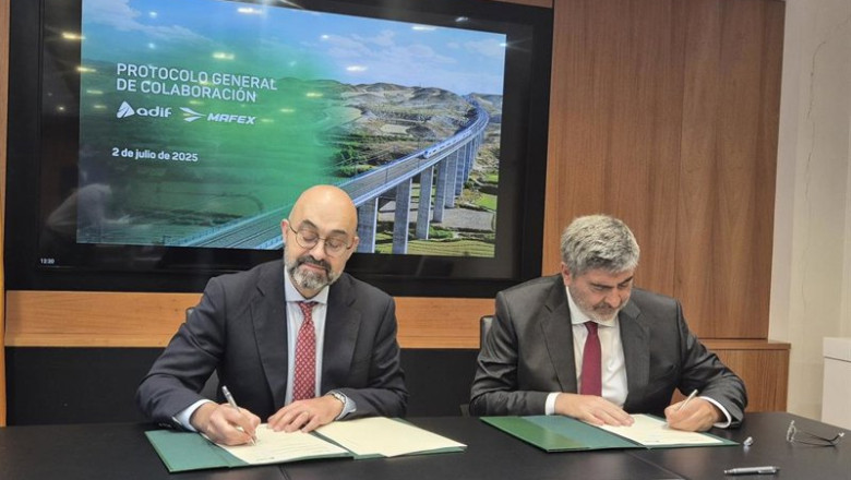 Adif y Mafex renuevan su colaboración para impulsar la internacionalización del sector ferroviario español. | ADIF ep adif y mafex renuevan su colaboracion para impulsar la internacionalizacion del sector