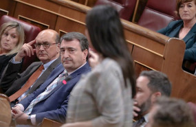 ep aitor esteban portavoz del pnv en el congreso durante un debate en el pleno