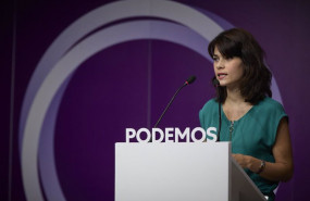 ep archivo   la portavoz de podemos isa serra durante una rueda de prensa en la sede del partido a