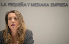 ep archivo   la presidenta de cepyme angela de miguel duante la presentacion de un informe de la