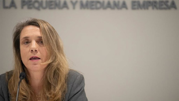 ep archivo   la presidenta de cepyme angela de miguel duante la presentacion de un informe de la