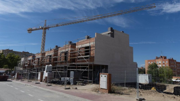 ep archivo   vista general de las obras de vivienda nueva a 6 de septiembre de 2024 en madrid espana