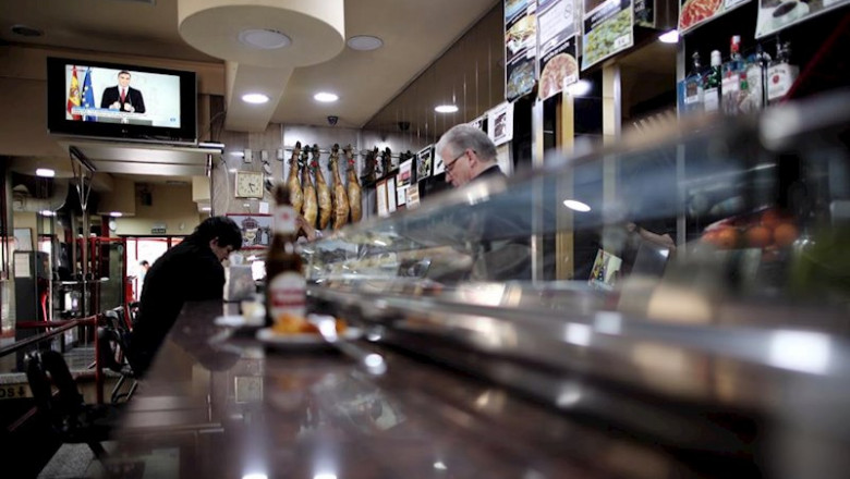 ep bar con cerveza en madrid antes del cierre por la crisis del coronavirus