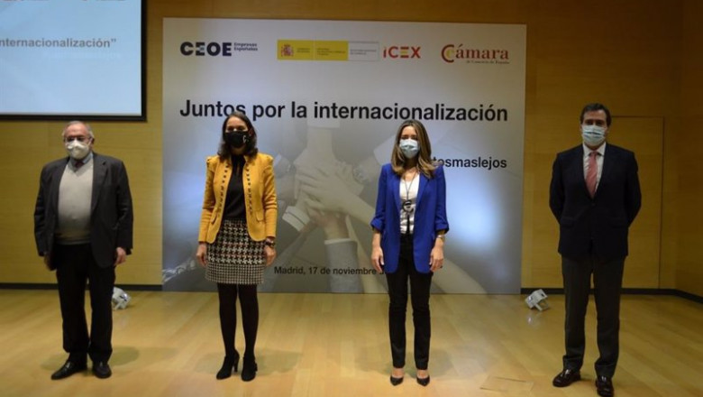 ep camara de comercio icex y ceoe lanzan la plataforma juntosmaslejos para impulsar la