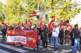 ep concentracion frente a la delegacion del gobierno en santander del area publica de ccoo