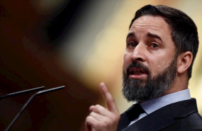 ep el lider de vox santiago abascal durante su intervencion en el pleno del congreso de este jueves