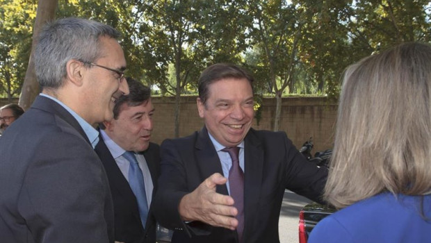 ep el ministro de agricultura pesca y alimentacion luis planas en su visita a la universidad de la