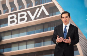 ep el presidente de bbva carlos torres vila durante la junta general de accionistas de bbva en el