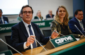ep el presidente de ceoe antonio garamendi y la presidenta de cepyme angela de miguel