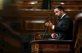 ep el presidente de vox santiago abascal en el pleno del congreso