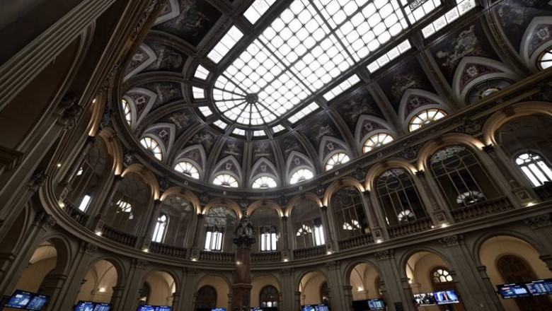 ep interior del edificio de la bolsa de madrid espana a 3 de marzo de 2021