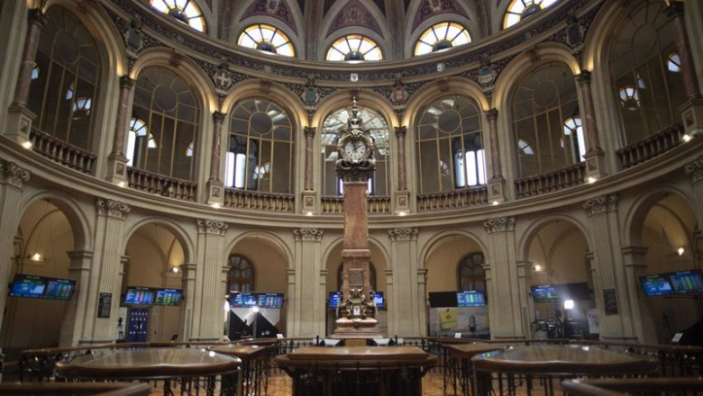 Interior del Palacio de la Bolsa, a 9 de julio de 2021, en Madrid, (España). | Eduardo Parra - Europa Press ep interior del palacio de la bolsa a 9 de julio de 2021 en madrid espana