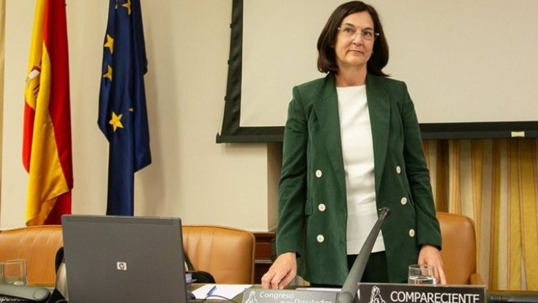 ep la candidata del gobierno para presidir la cnmc cani fernandez a su llegada a la comision de ep la candidata del gobierno para presidir la cnmc cani fernandez a su llegada a la comision de