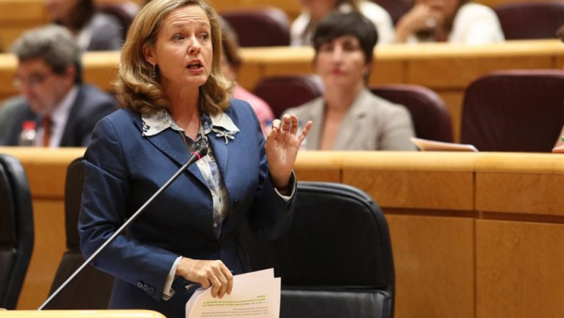 ep la ministra de economia y empresa en funciones nadia calvino interviene en la primera sesion