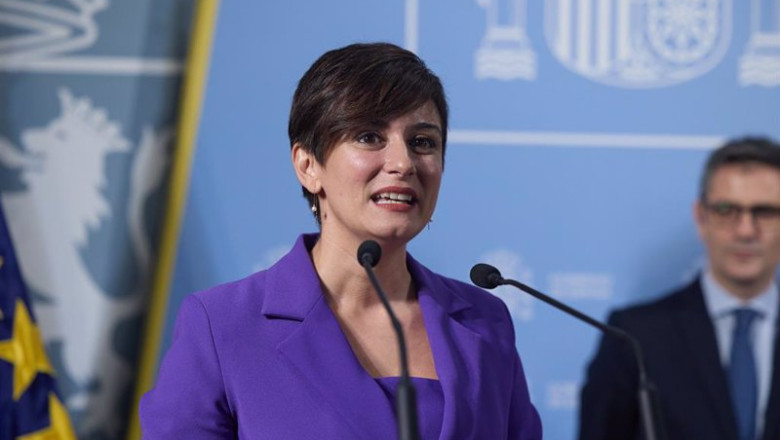 ep la nueva ministra de vivienda y agenda urbana isabel rodriguez interviene durante el acto de ep la nueva ministra de vivienda y agenda urbana isabel rodriguez interviene durante el acto de