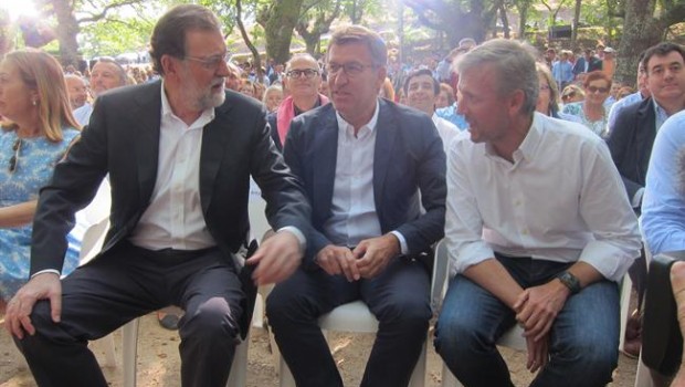 ep mariano rajoy alberto nunez feijooalfonso rueda de izquierdaderecha