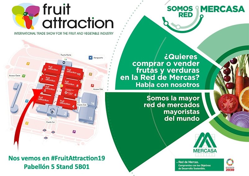 ep mercasa promocionara en fruit attraction 2019 la oferta de frutas y verduras de la red de mercas