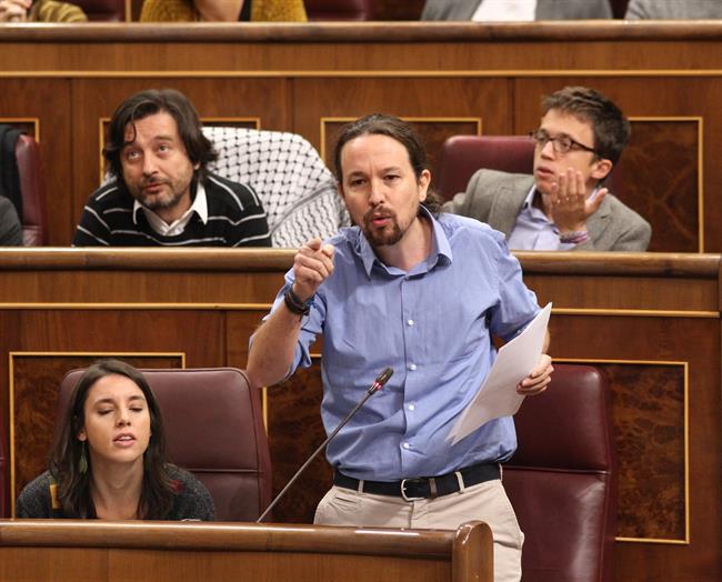 Pablo Iglesias, líder de Podemos, en la sesión de control | EUROPA PRESS ep pablo iglesias liderpodemos ensesioncontrol 20171207115315