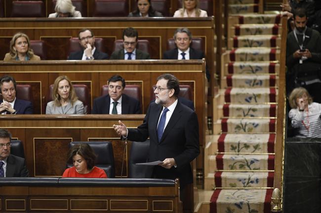 Rajoy y Santamaría en la sesión de control al Gobierno en el Congreso | EUROPA PRESS ep rajoysantamariala sesioncontrolgobiernocongreso