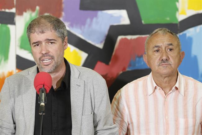 Reunión de las Comisiones Ejecutivas Confederales de CCOO y UGT | EUROPA PRESS ep reunionlas comisiones ejecutivas confederalesccoougt