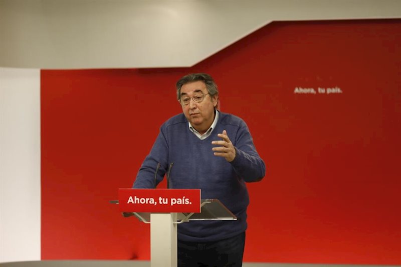 ep rueda de prensa de toni ferrer en la sede del psoe ep rueda de prensa de toni ferrer en la sede del psoe