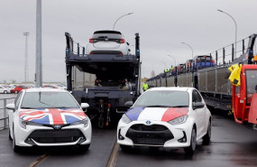 ep toyota europa inicia el transporte de vehiculos por ferrocarril para reducir las emisiones
