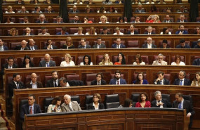 ep vista parcial del hemiciclo del congeso de los diputados durante la sesion constitutiva de la