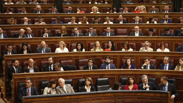 ep vista parcial del hemiciclo del congeso de los diputados durante la sesion constitutiva de la