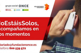 ep voluntarios de fundacion once y atresmedia colaboran para luchar contra la soledad provocada por
