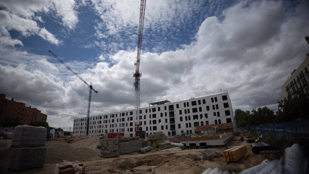 ep archivo   construccion de un bloque de viviendas a 26 de abril de 2024 en madrid