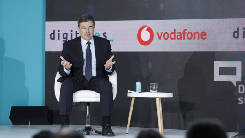 ep archivo el consejero delegado de vodafone espana jose miguel garcia durante su intervencion en ep archivo el consejero delegado de vodafone espana jose miguel garcia durante su intervencion en