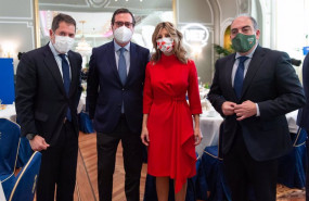 ep archivo   gerardo cuerva cepyme antonio garamendi ceoe la vicepresidenta segunda y ministra de