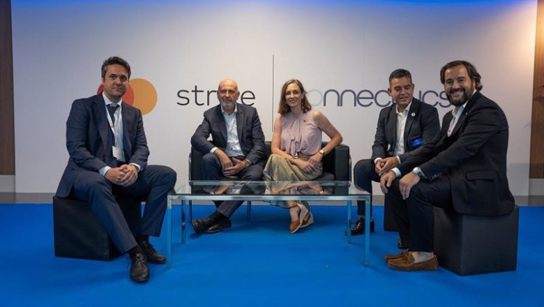 Archivo - Javier Soriano, CEO de Connectycs; Javier García Cuenca, presidente del (ITH); Paloma Real, directora general de Mastercard España; Álvaro Carrillo de Albornoz, director general del ITH, Quim Martínez, VP Tourism Innovation Hub Mastercard | MASTERCARD - Archivo ep archivo javier soriano ceo de connectycs javier garcia cuenca presidente del ith paloma real