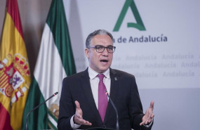 ep el consejero de presidencia elias bendodo durante una intervencion