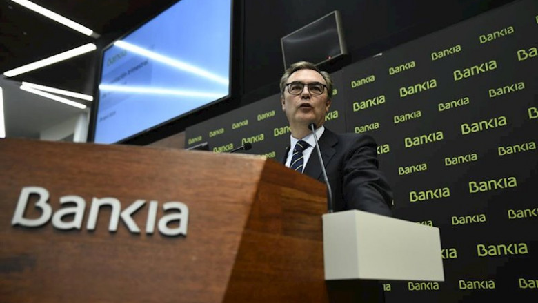 ep el consejero delegado de bankia jose sevilla interviene durante la presentacion de los resultados