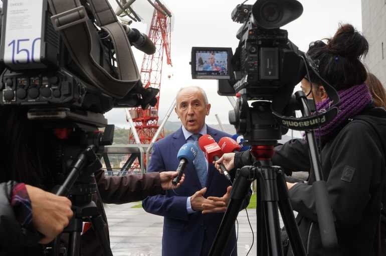 ep el portavoz del gobierno vasco josu erkoreka realiza declaraciones en bilbao sobre el pacto