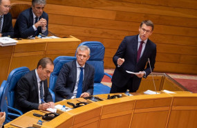ep el presidente de la xunta alberto nunez feijoo responde a los grupos de la camara en el pleno