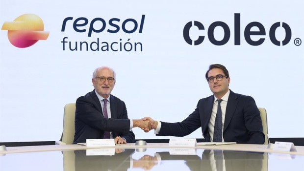 ep el presidente de repsol antonio brufau y el ceo de coleo david puyuelo