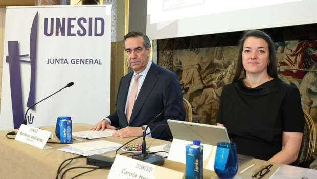 ep el presidente de unesid bernardo velazquez y la directora general carola hermoso a 18 de junio de