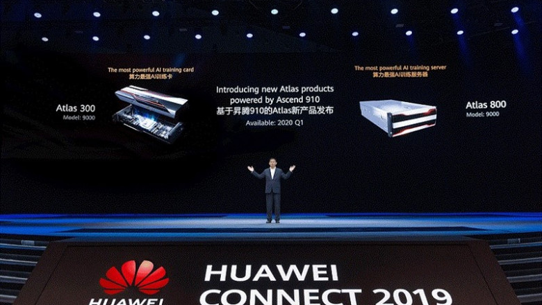 ep el presidente del negocio de computacion inteligente de huawei michael ma presenta los nuevos