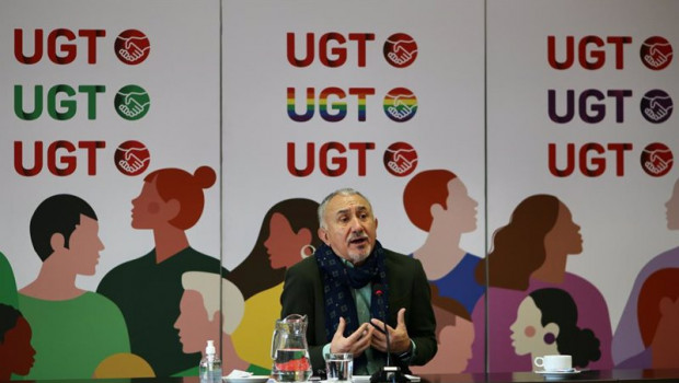 ep el secretario general de ugt pepe alvarez en un encuentro informativo en la sede de ugt a 12 de