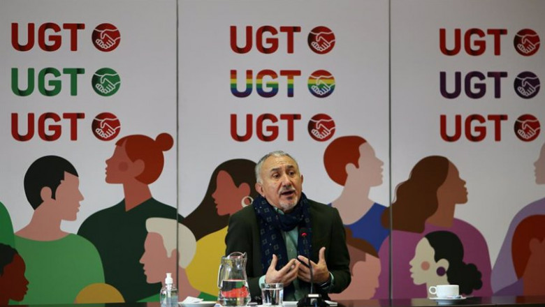 ep el secretario general de ugt pepe alvarez en un encuentro informativo en la sede de ugt a 12 de ep el secretario general de ugt pepe alvarez en un encuentro informativo en la sede de ugt a 12 de
