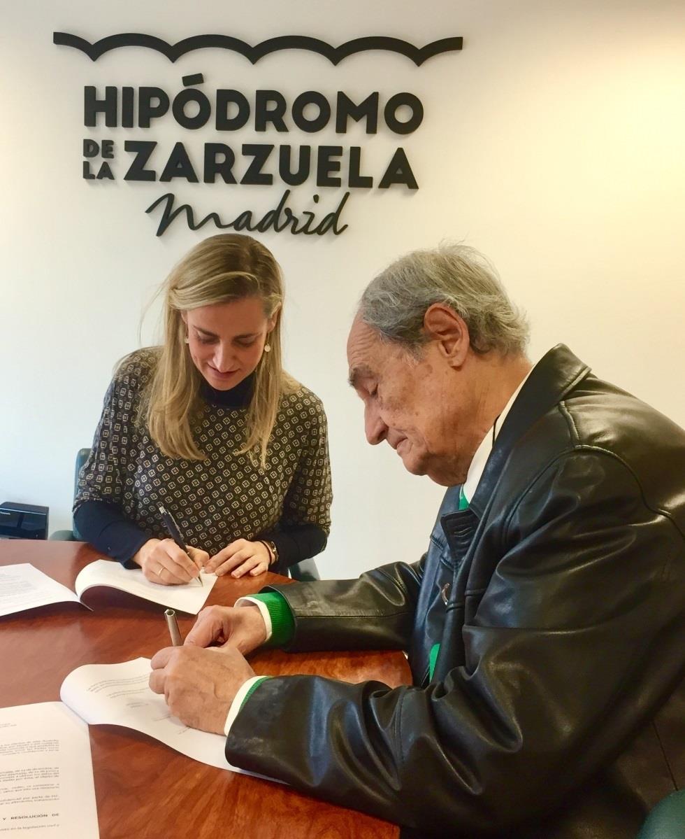 Firma del acuerdo para la Biblioteca Miguel Ángel Ribera | HIPÓDROMO DE LA ZARZUELA ep firmaacuerdola biblioteca miguel angel ribera