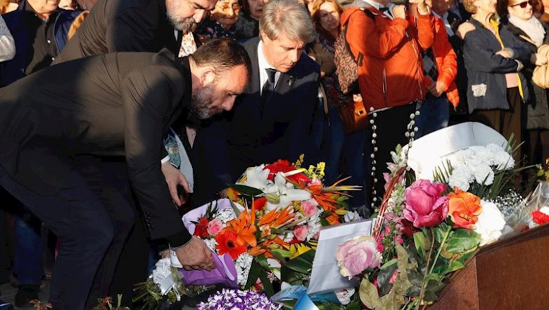 Homenaje en la estación de Santa Eugenia por las víctimas del 11M en 2019 con el entonces presidente de la Comunidad, Ángel Garrido, el exdelegado del Gobierno, José Manuel Rodríguez Uribes, y el exsegundo teniente de alcalde de Madrid, Nacho Murgui. | COMUNIDAD DE MADRID - Archivo ep homenaje en la estacion de santa eugenia por las victimas del 11m en 2019 con el entonces