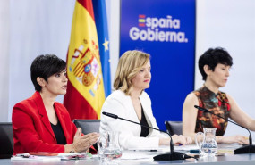 ep i d la ministra de vivienda y agenda urbana isabel rodriguez la ministra portavoz pilar alegria y